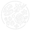 plain white icon which shows Rare, naturally-sourced luxury components of perfume